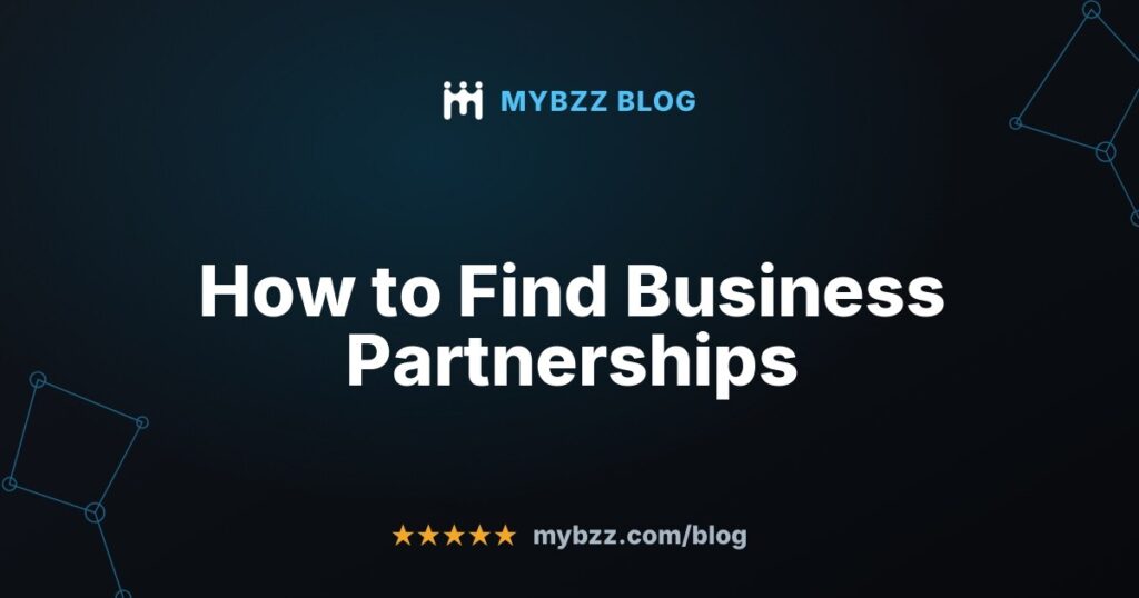 How to Find Business Partnerships